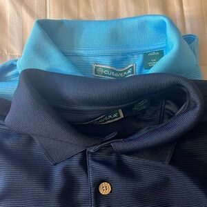 2EUC Cubavera polo golf shirts. Small but more like medium